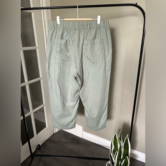 Gap Sage Green Linen Pant (L Petite) - Picture 7 of 8
